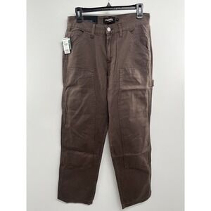 RSQ Straight Leg Chino Pants Men's 28x30 Brown Twill Regular Fit Casual‎ Outdoor